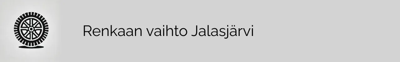 Renkaan vaihto Jalasjärvi